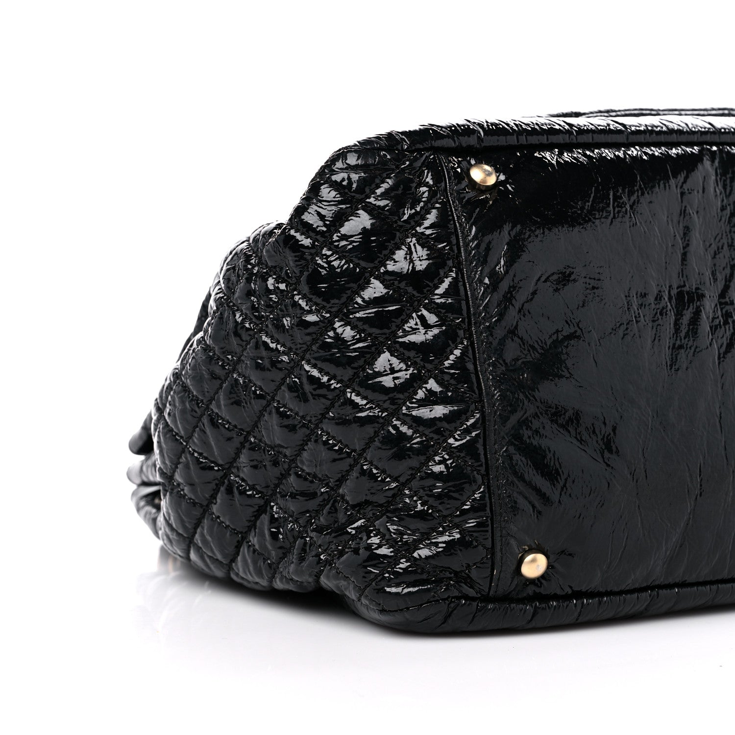 Chanel Vinyl XL Rock and Chain Flap Black 8 of 12