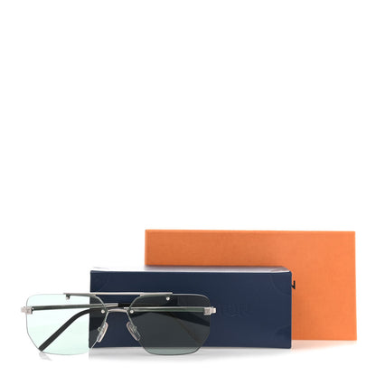 Louis Vuitton Aviator Sunglasses Z1201W Blue 7 of 7