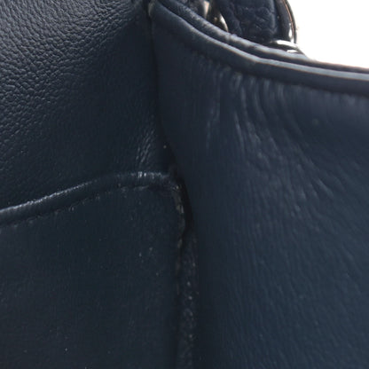 Chanel Caviar Quilted Jumbo Double Flap Navy Blue 9 of 9