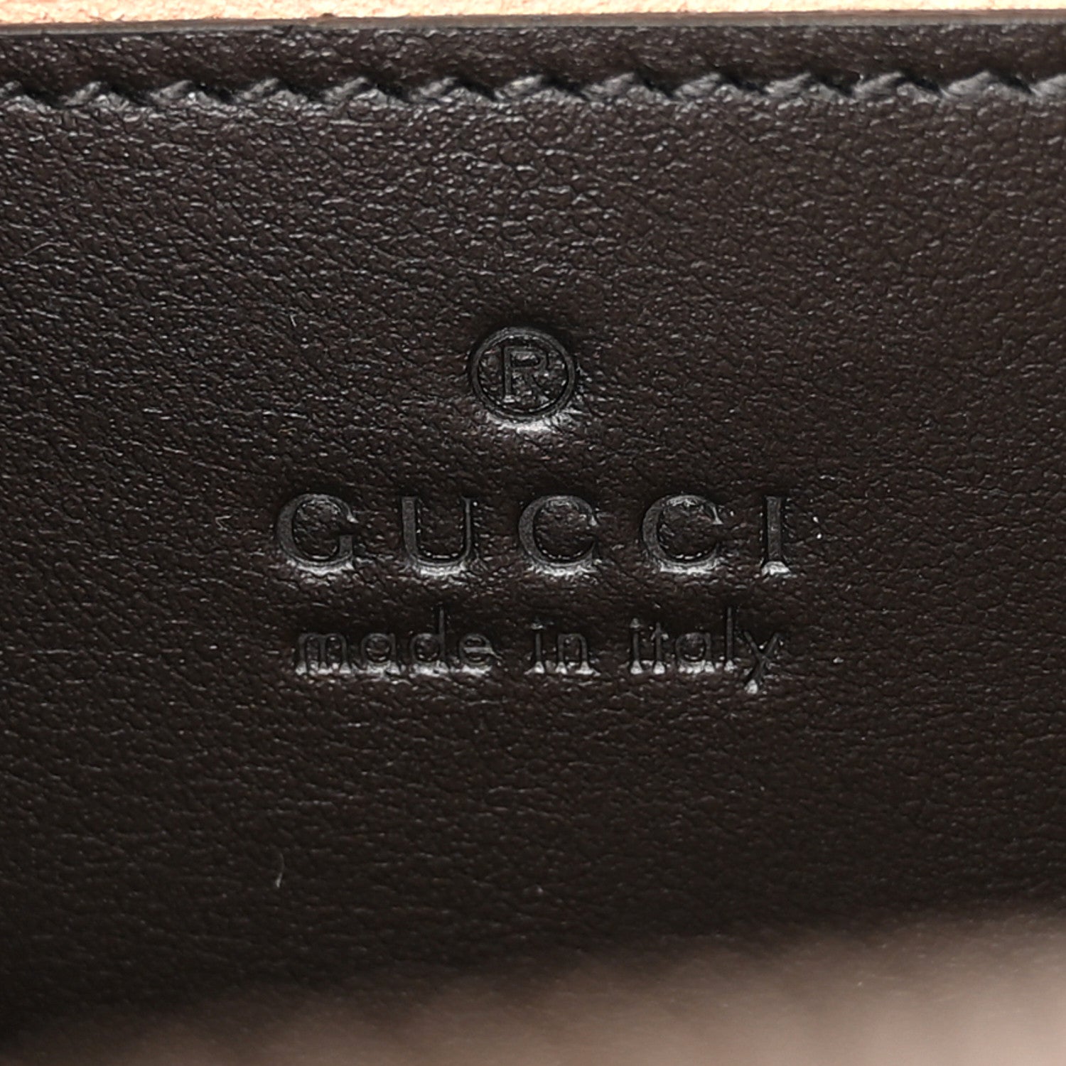 Gucci Calfskin Matelasse Small GG Marmont Chain Shoulder Bag Black 6 of 12