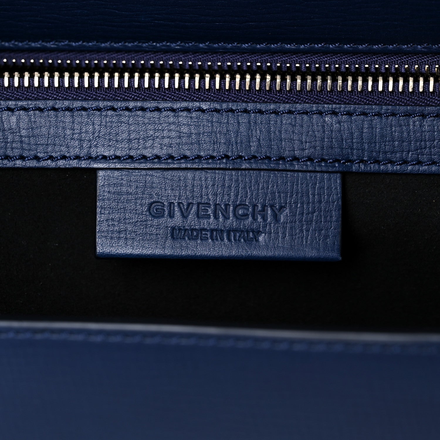Givenchy Textured Calfskin Medium Pandora Box Crossbody Bag Navy 6 of 16