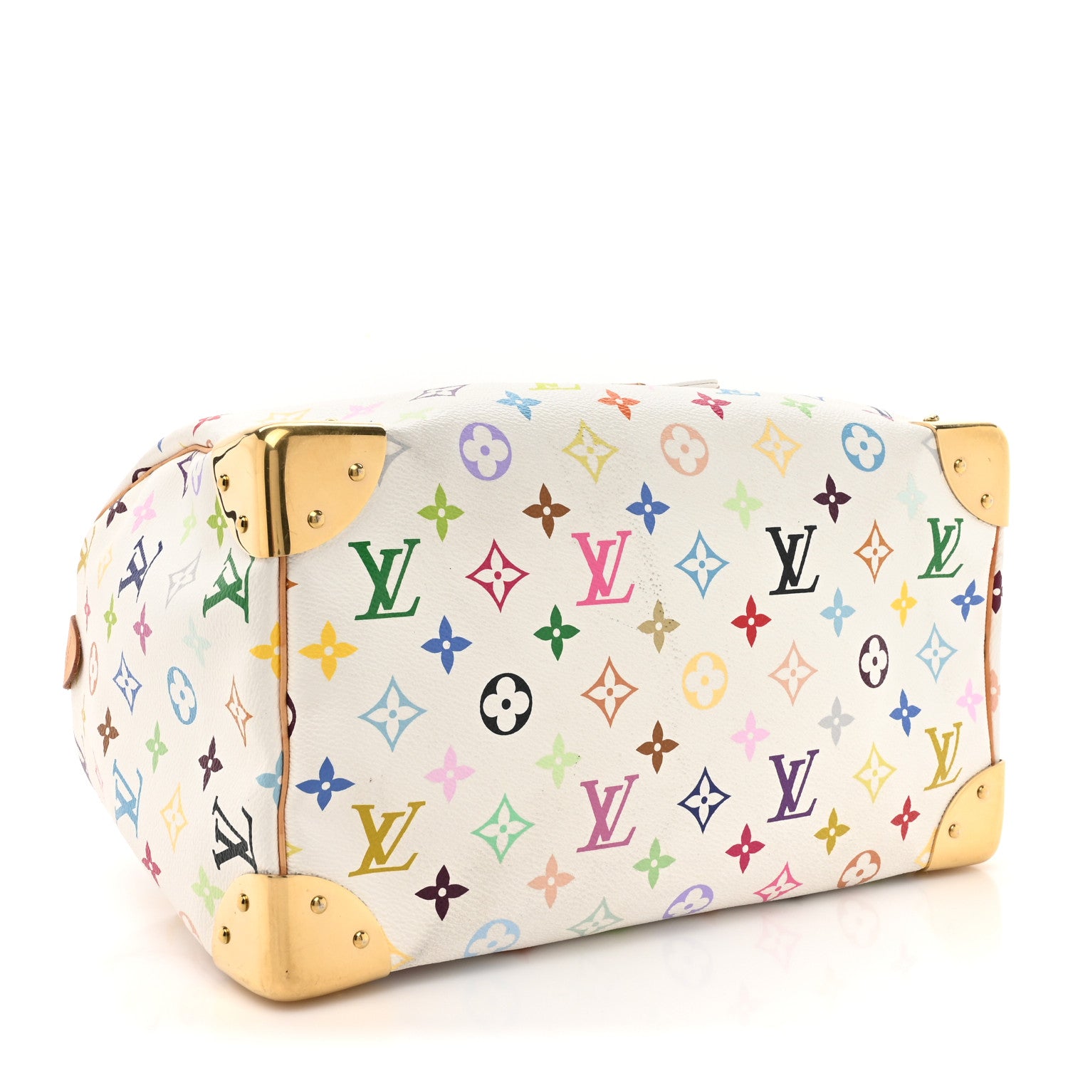 Louis Vuitton Monogram Multicolor Speedy 30 White 4 of 13