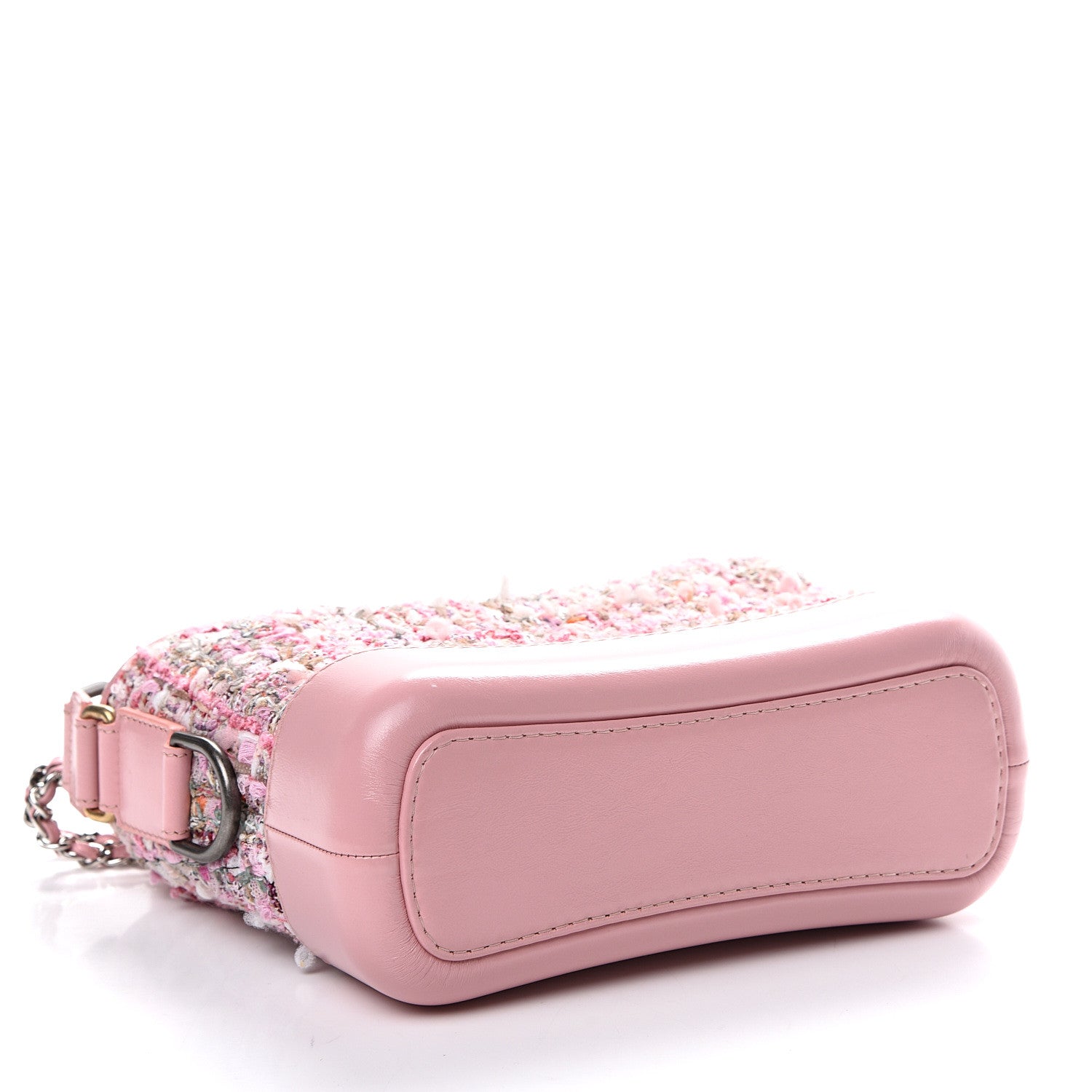 Chanel Tweed Calfskin Small Gabrielle Hobo Light Pink 3 of 9