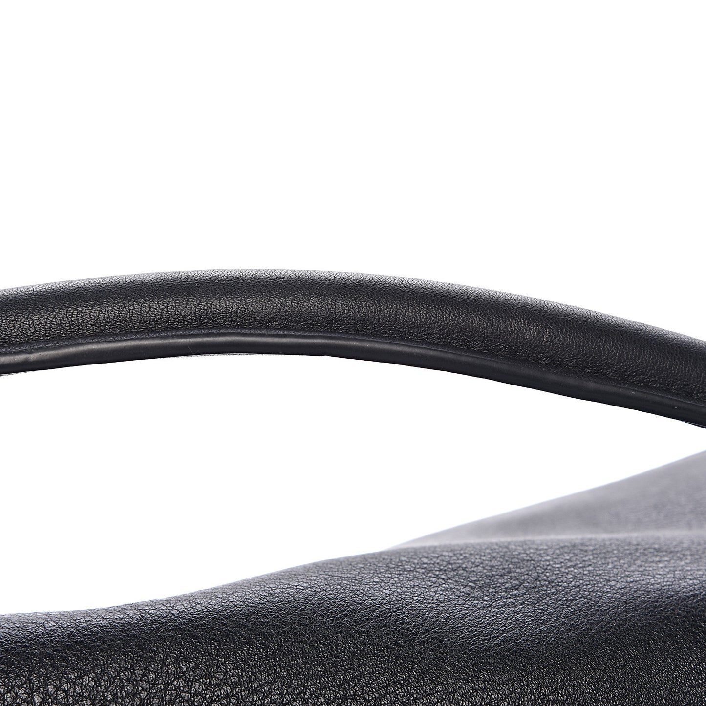 Calfskin Zipper Puzzle Bag Black