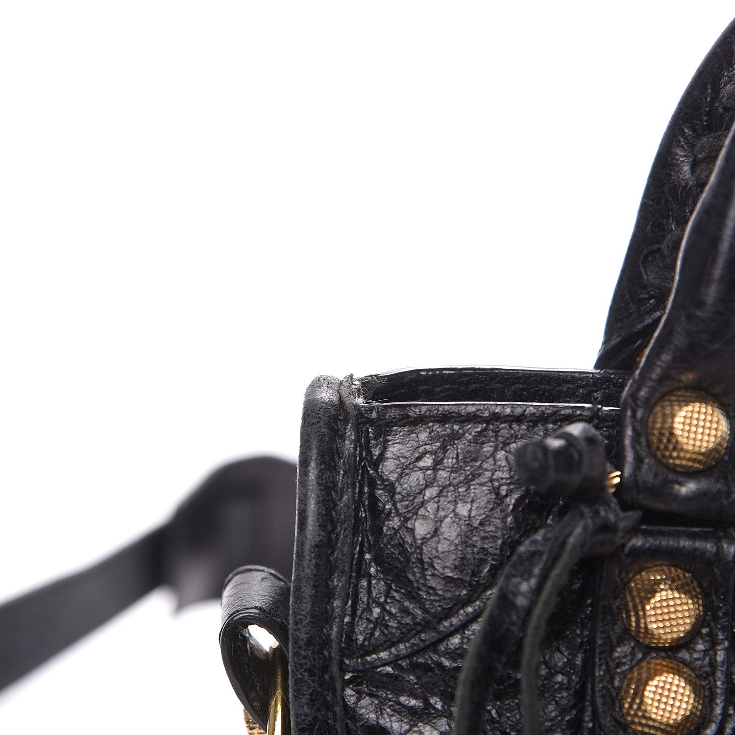 Balenciaga Agneau Giant 12 Gold Hardware Mini City Black 11 of 13