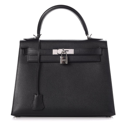 Hermes Epsom Kelly Sellier 28 Black 1 of 36