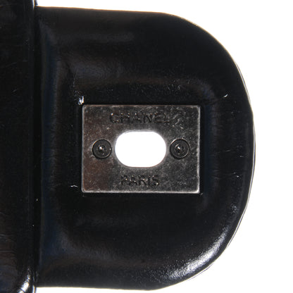 Chanel Glazed Calfskin Large Front Flap Tote Black 8 of 8