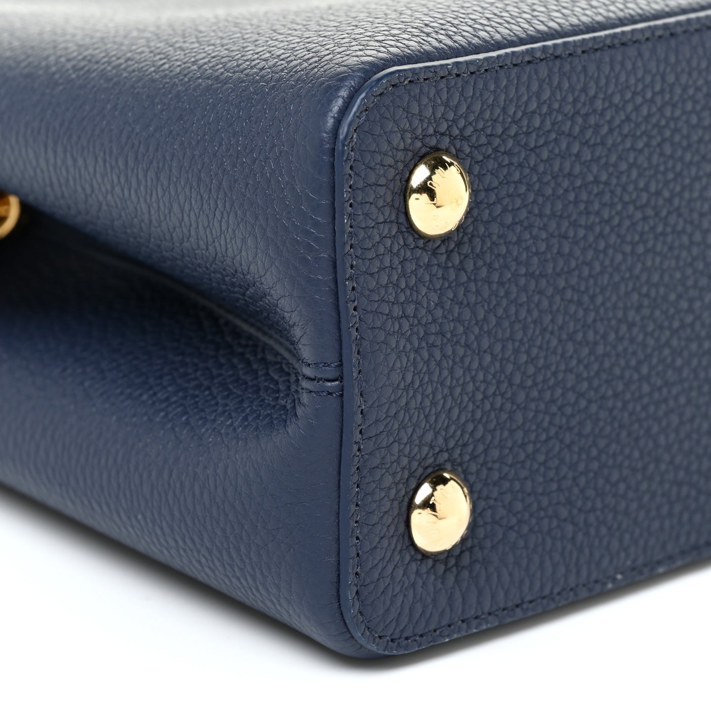 Taurillon Flower Chain Capucines MM Navy