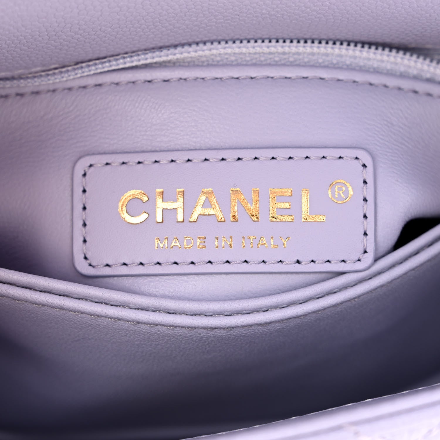 Chanel Caviar Quilted Extra Mini Coco Handle Flap Light Purple 6 of 10