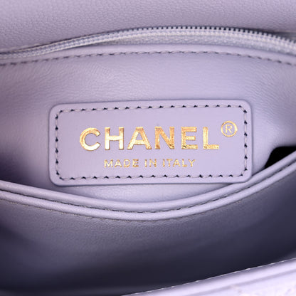Chanel Caviar Quilted Extra Mini Coco Handle Flap Light Purple 6 of 10