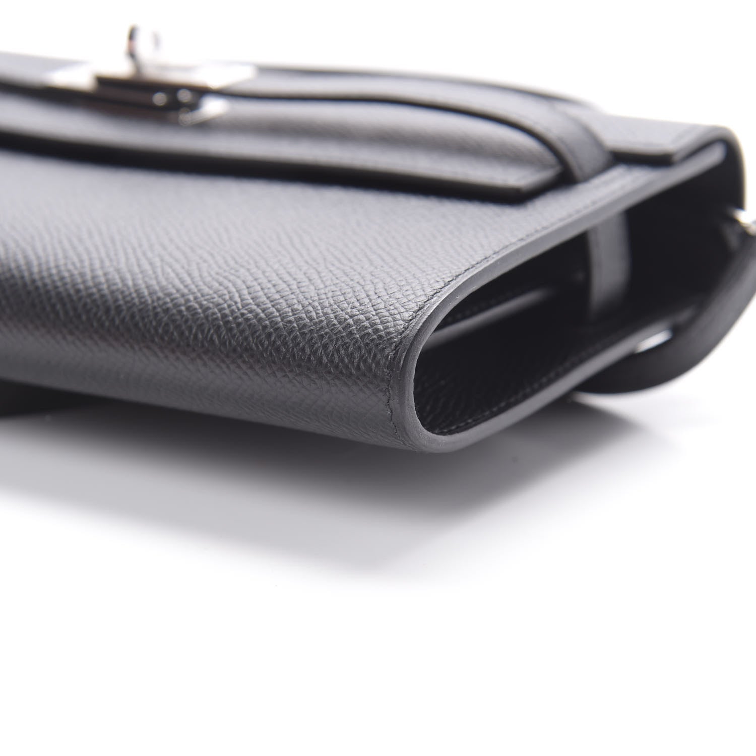 Hermes Epsom Kelly Wallet To Go Black 9 of 10
