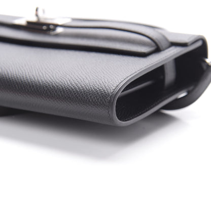 Hermes Epsom Kelly Wallet To Go Black 9 of 10