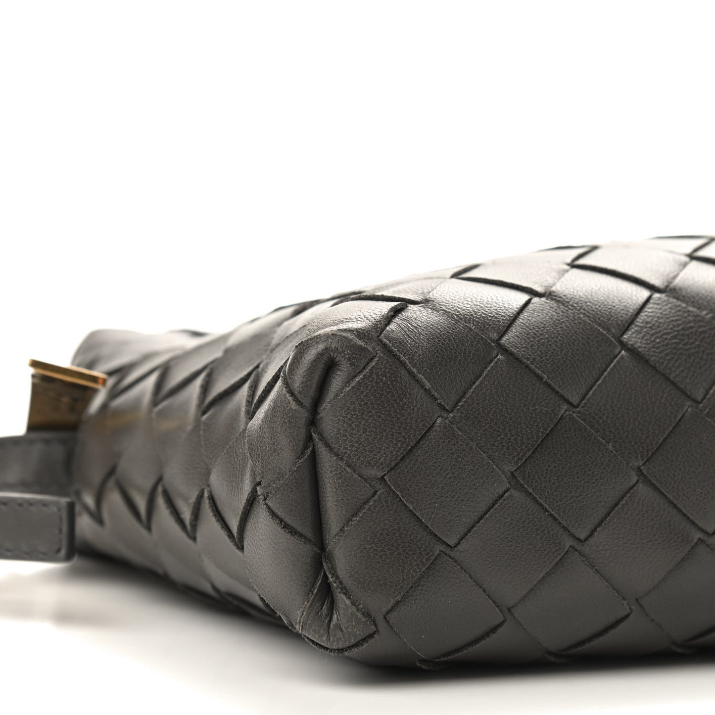 Nappa Intrecciato Crossbody Light Graphite
