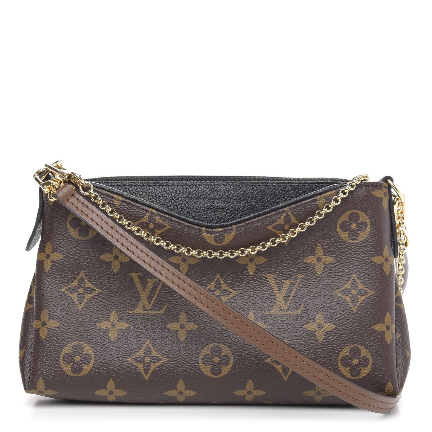 Monogram Pallas Clutch Black