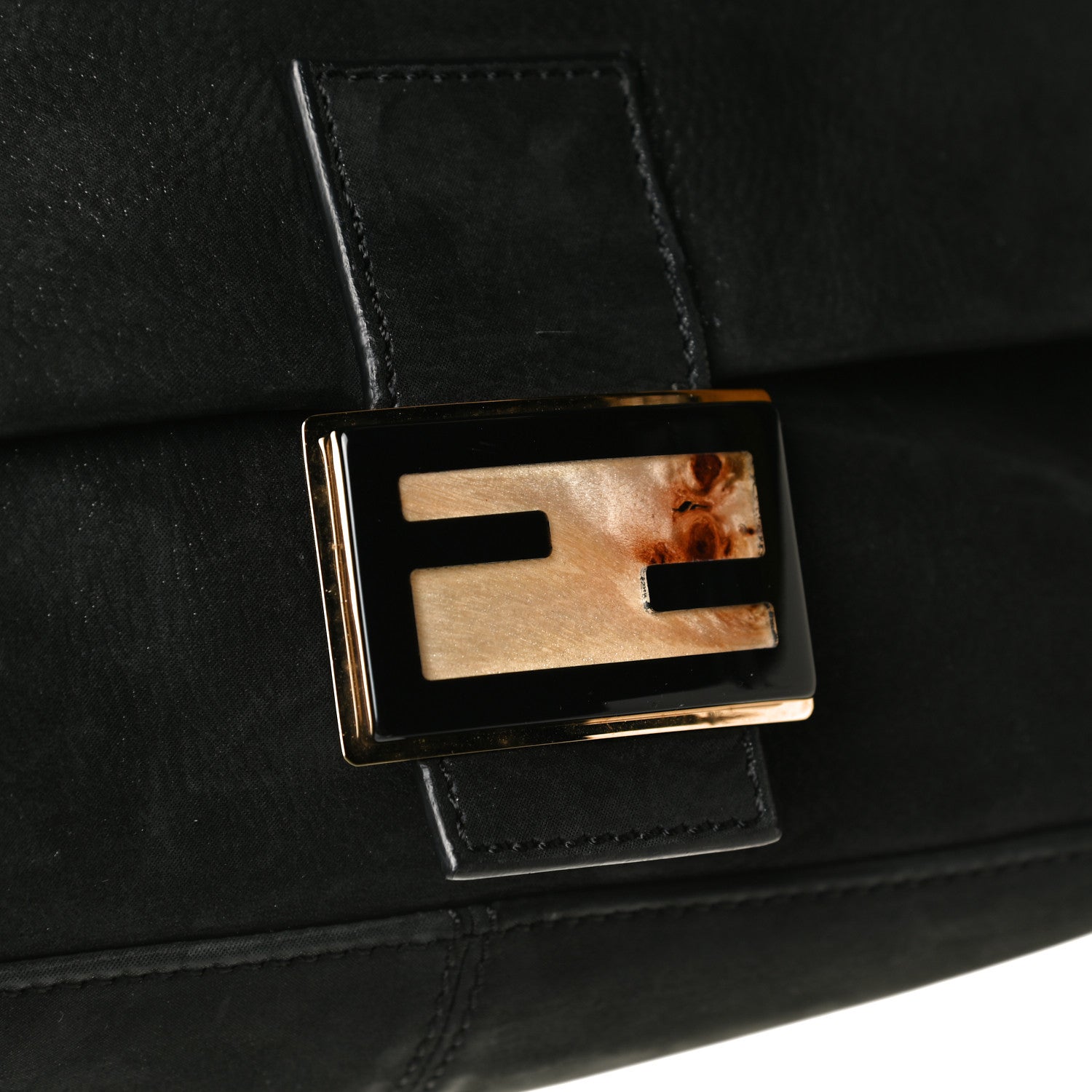 Fendi Vitello Savana Forever Mama Baguette Black 18 of 18