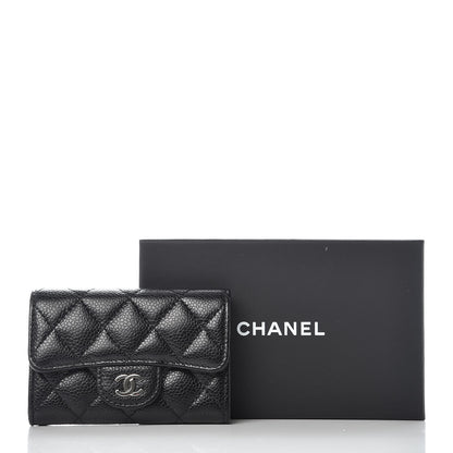 Chanel Caviar Quilted Flap Card Holder Black 11 of 11