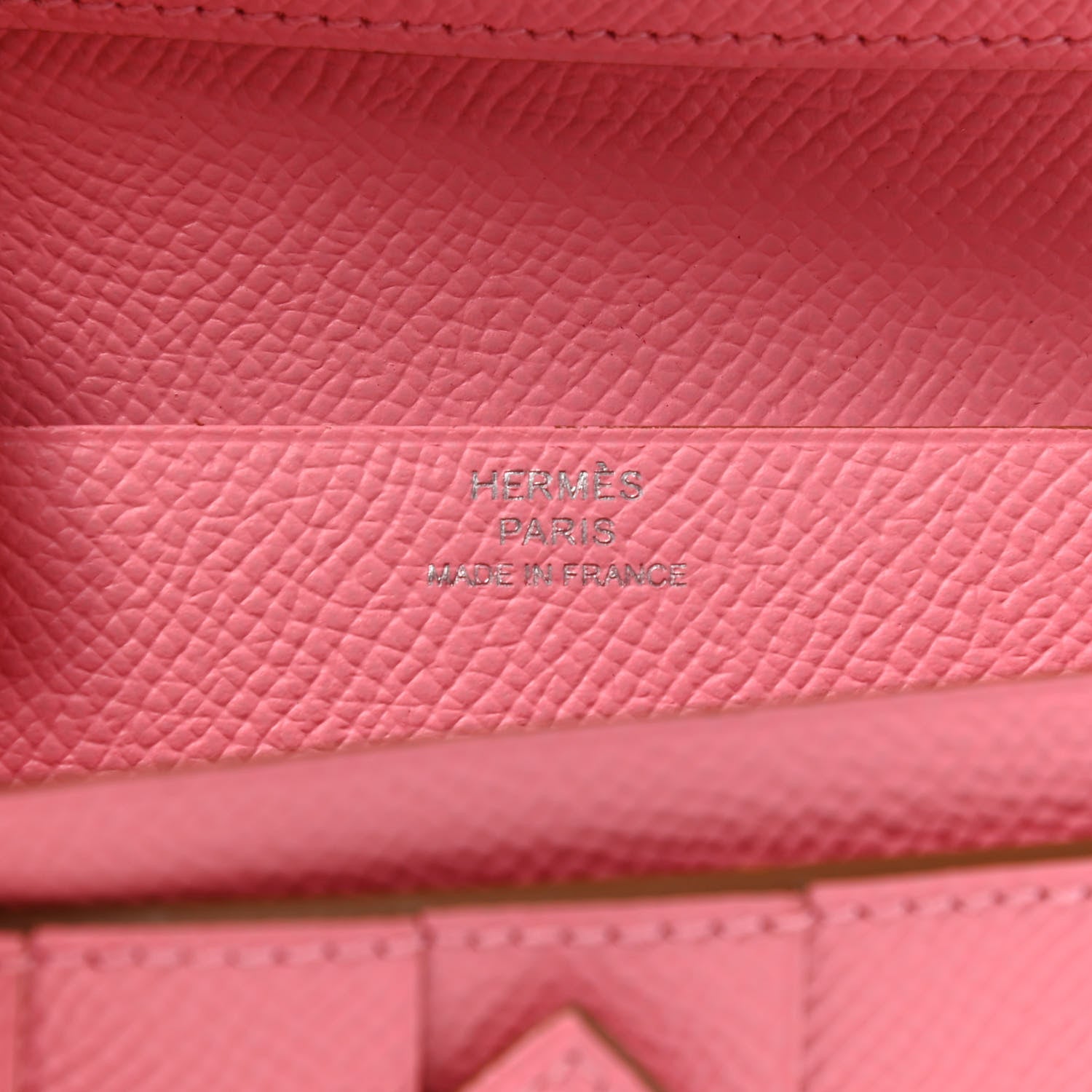 Hermes Epsom Bearn Gusset Wallet Rose Confetti 6 of 6