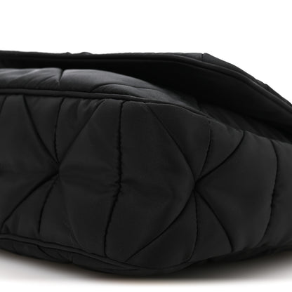 Prada Re-Nylon Quilted Padded Flap Shoulder Bag Black 11 of 11