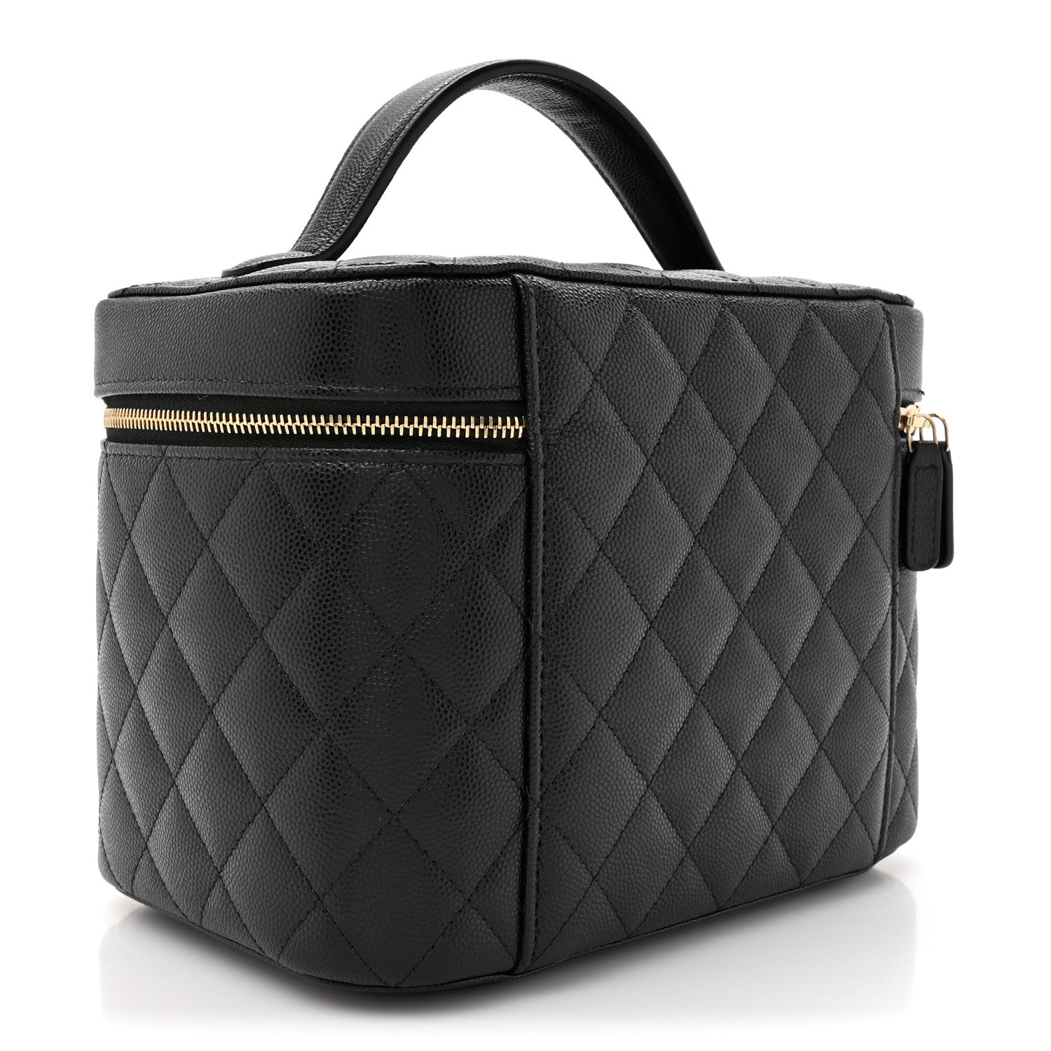 Chanel Caviar Quilted Large Vanity Pouch Black 3 of 8