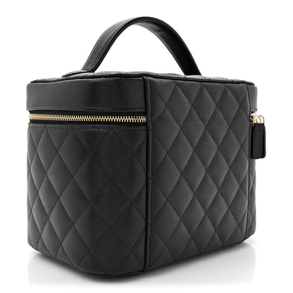 Chanel Caviar Quilted Large Vanity Pouch Black 3 of 8