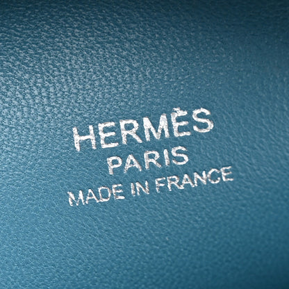 Hermes Epsom Mysore Mini Plume Bleu Jean 6 of 11