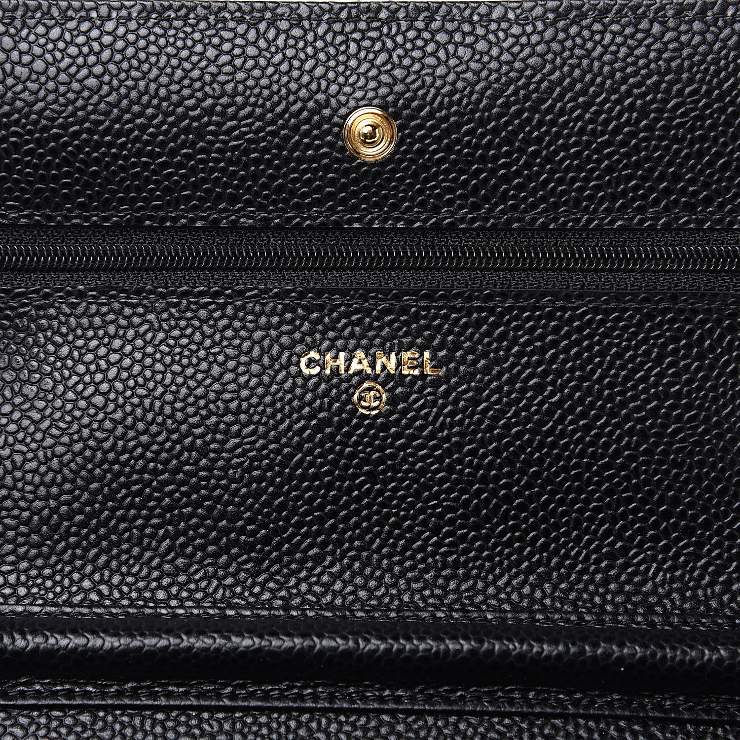 Chanel Caviar Quilted Wallet On Chain WOC Black 6 of 11