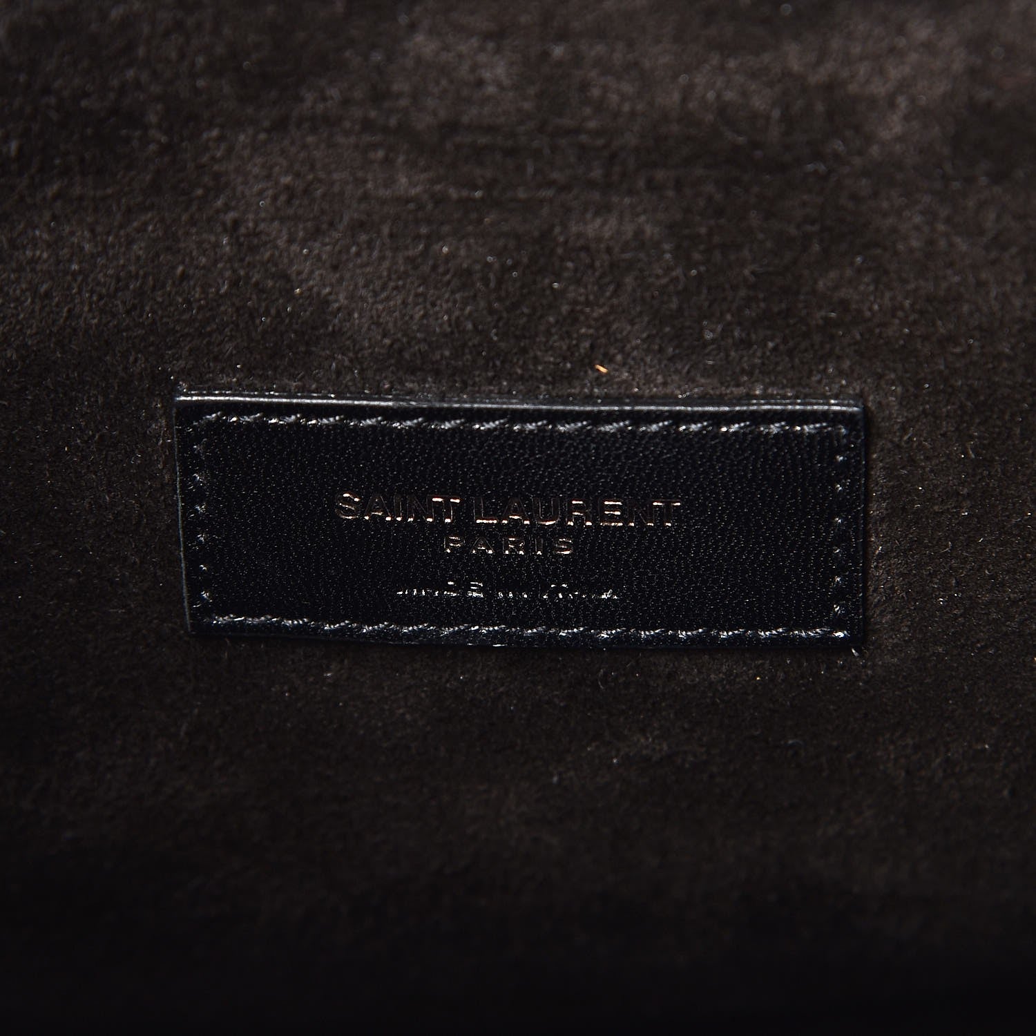 Saint Laurent Calfskin Crocodile Embossed Medium Supple Sac de Jour Black 6 of 7