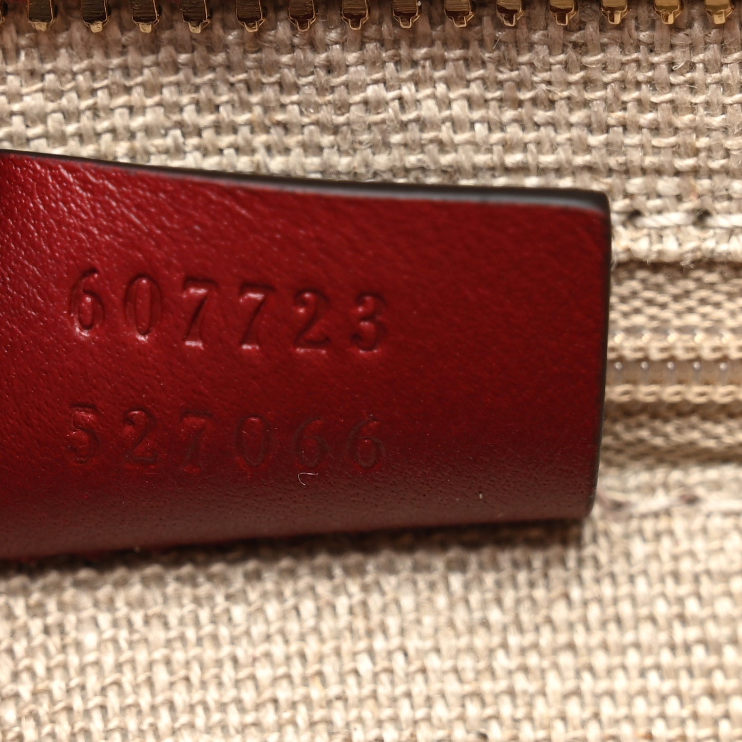 Microguccissima Flat Crossbody Red
