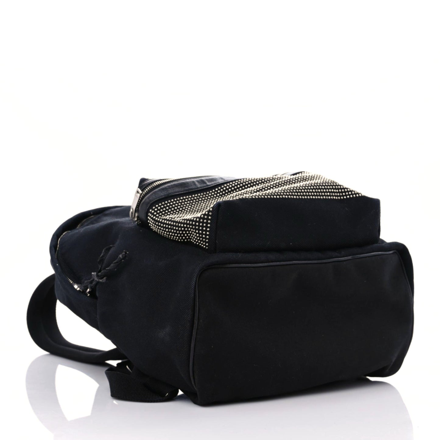 Canvas City Studded Backpack Black