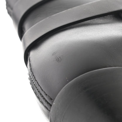 Christian Dior Calfskin Diorsaddle Boots 37 Black 11 of 16