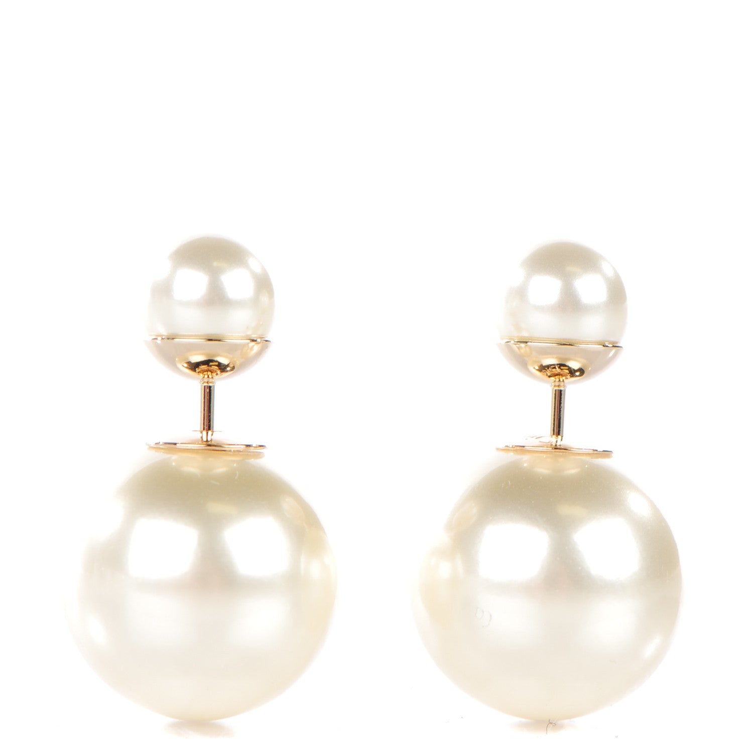Christian Dior Pearl Mise En Dior Tribal Earrings 1 of 5
