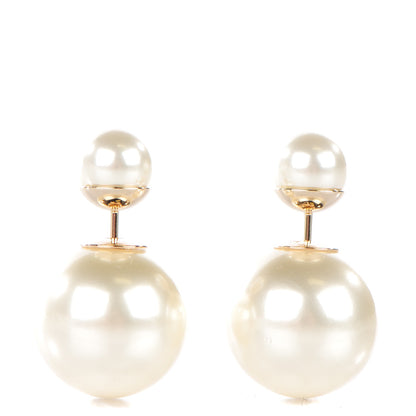 Christian Dior Pearl Mise En Dior Tribal Earrings 1 of 5