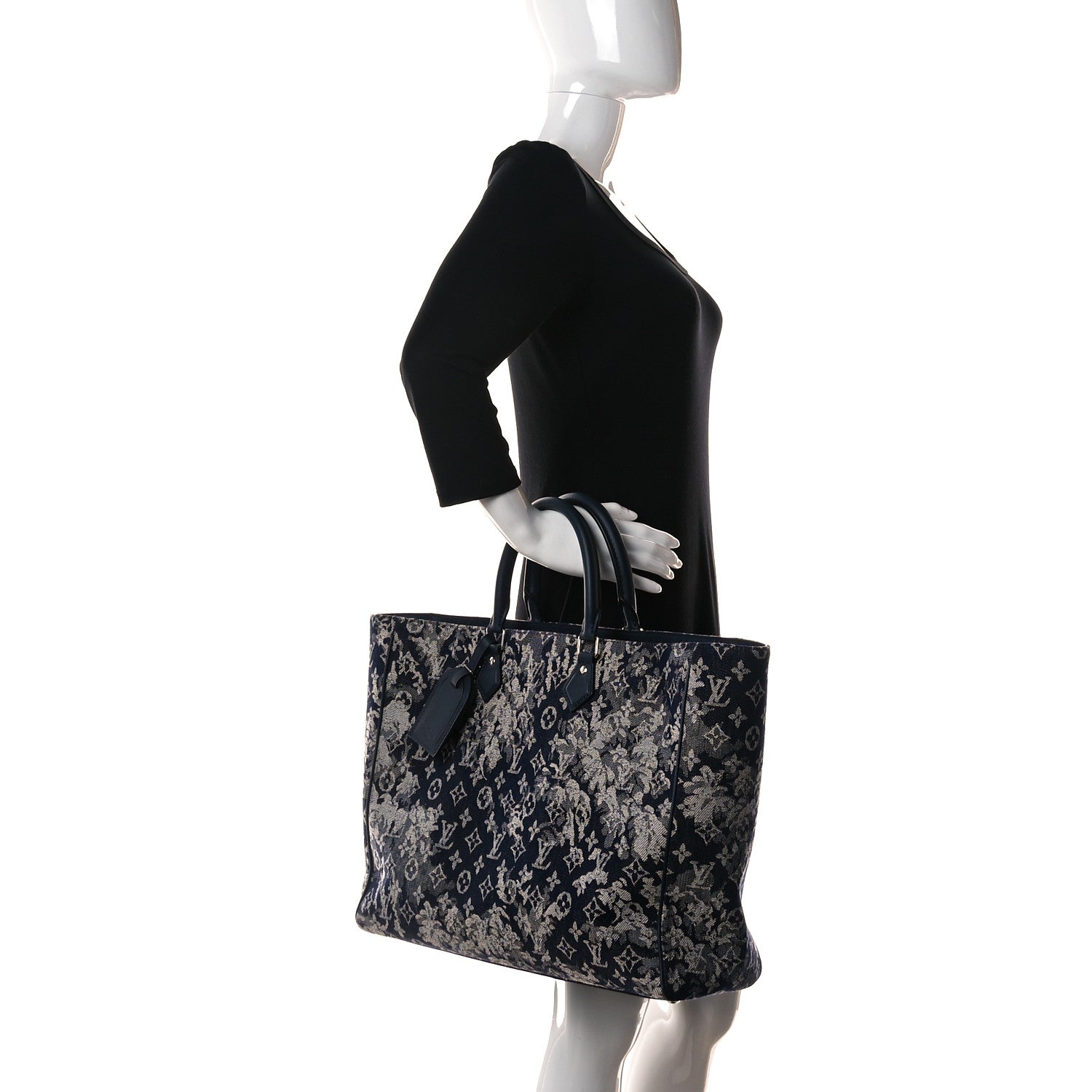 Louis Vuitton Monogram Tapestry Grand Sac Bleu 2 of 9