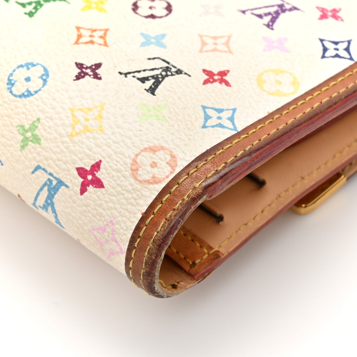 Monogram Multicolor Porte Tresor International Wallet White