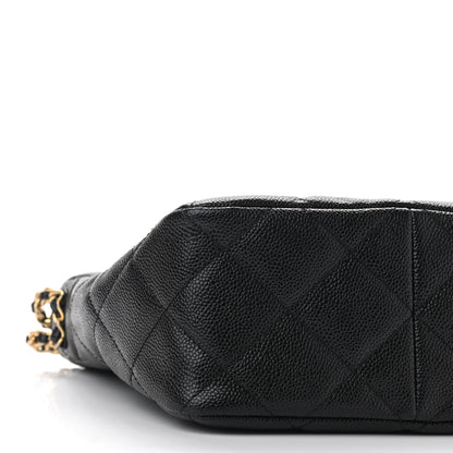 Chanel Caviar Quilted Small Pick Me Up Hobo Black 9 of 11