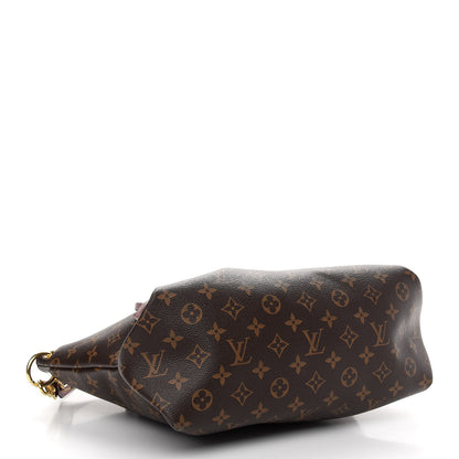 Louis Vuitton Monogram Flower Zipped Tote MM Bordeaux 4 of 8