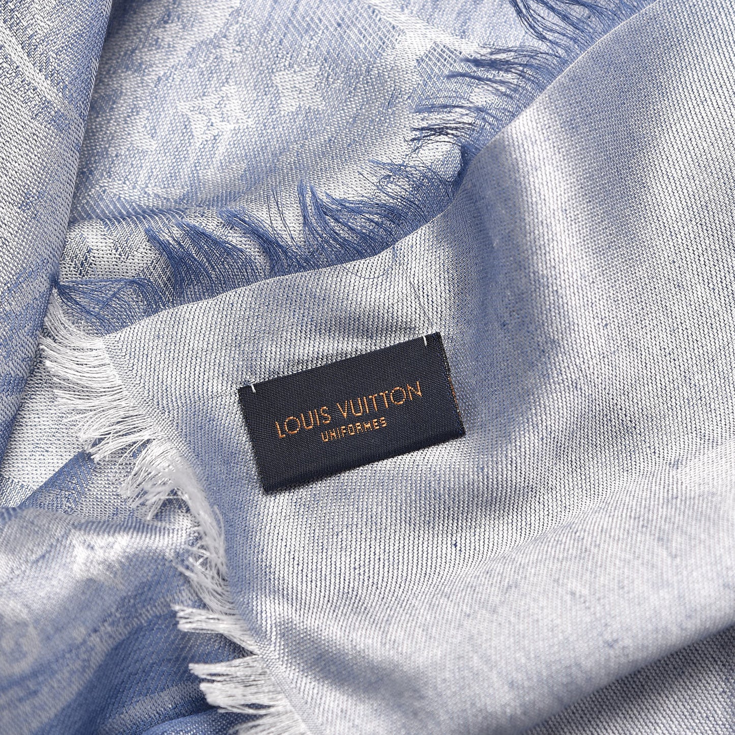 Cashmere Silk Steamer Shawl Blue
