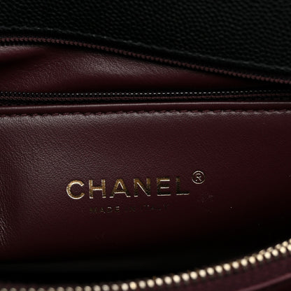 Chanel Caviar Quilted Small Coco Handle Flap Black 6 of 12