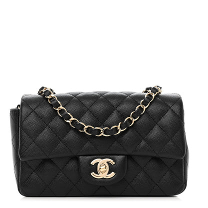 Chanel Caviar Quilted Mini Rectangular Flap Black 1 of 13