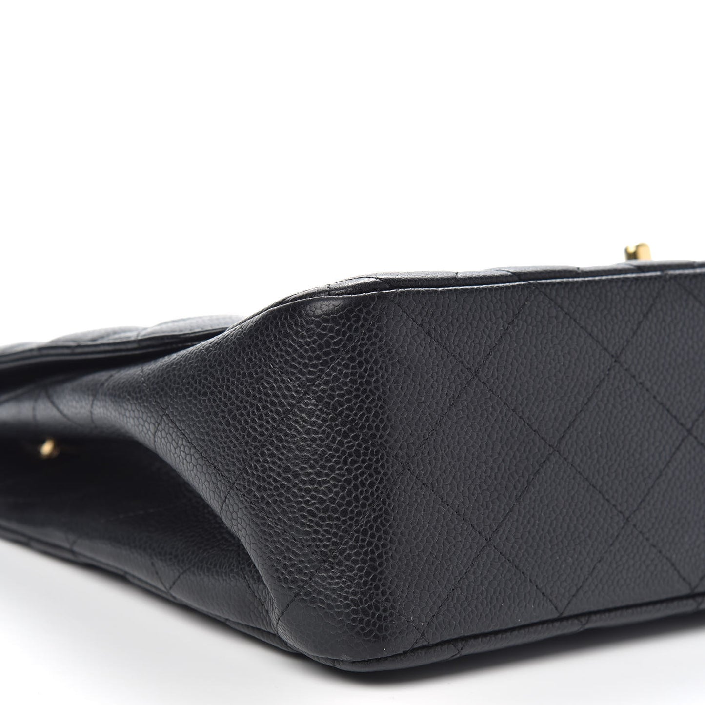 Caviar Quilted Jumbo Single Flap Black