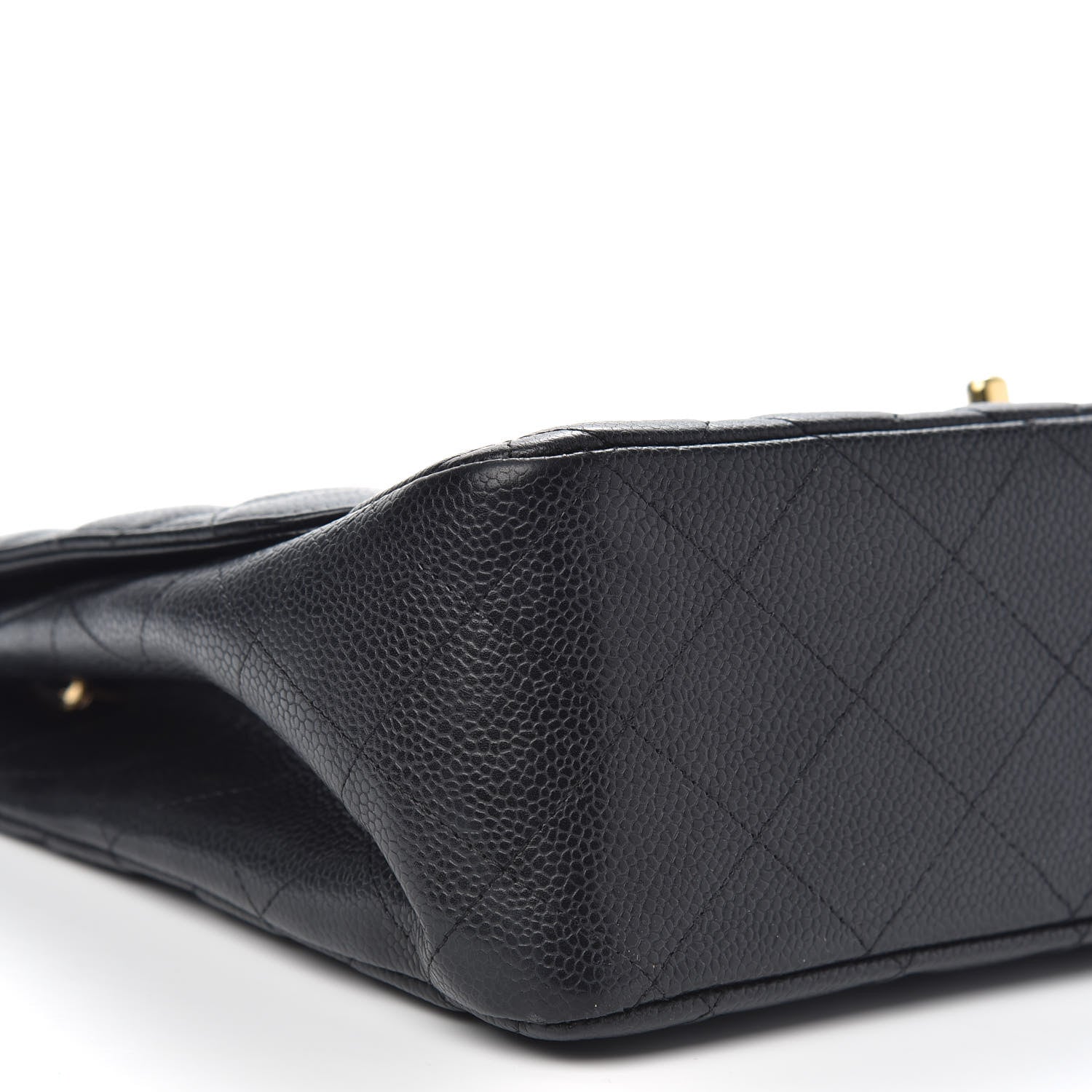 Chanel Caviar Quilted Jumbo Single Flap Black 8 of 15
