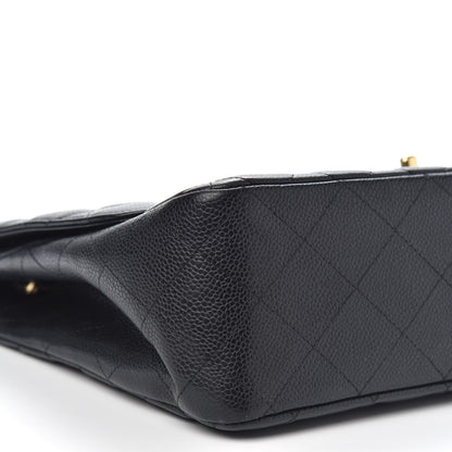 Chanel Caviar Quilted Jumbo Single Flap Black 8 of 15