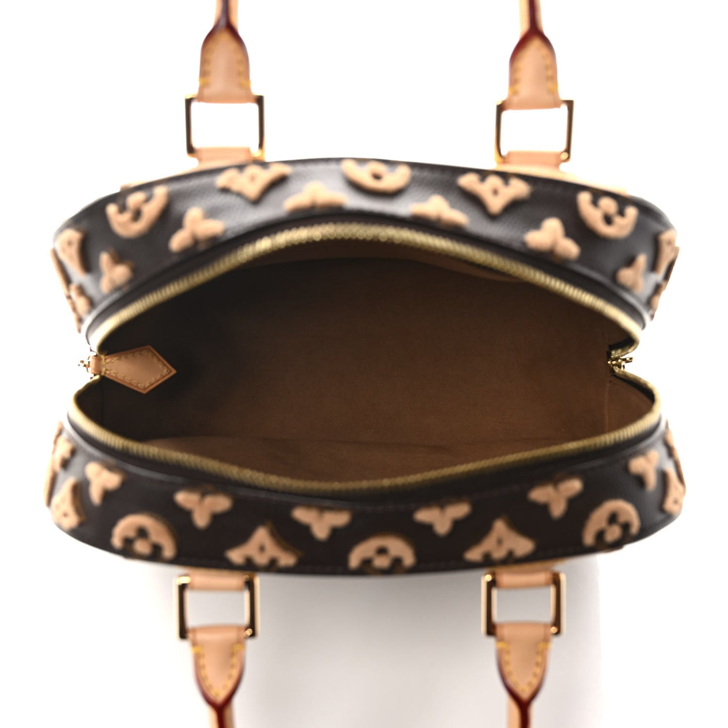 Monogram Tuffetage Deauville Cube Caramel