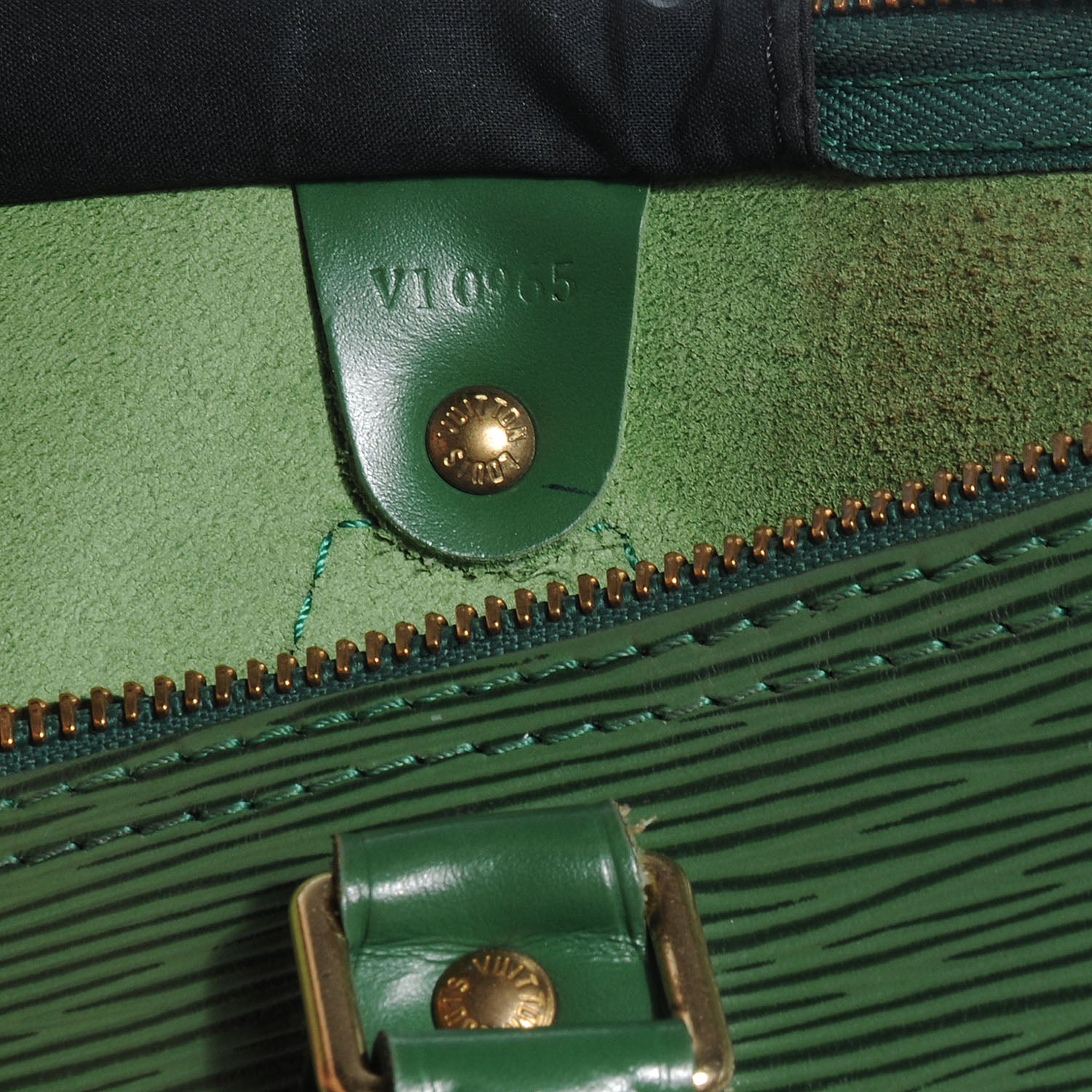 Louis Vuitton Epi Speedy 35 Borneo 6 of 7