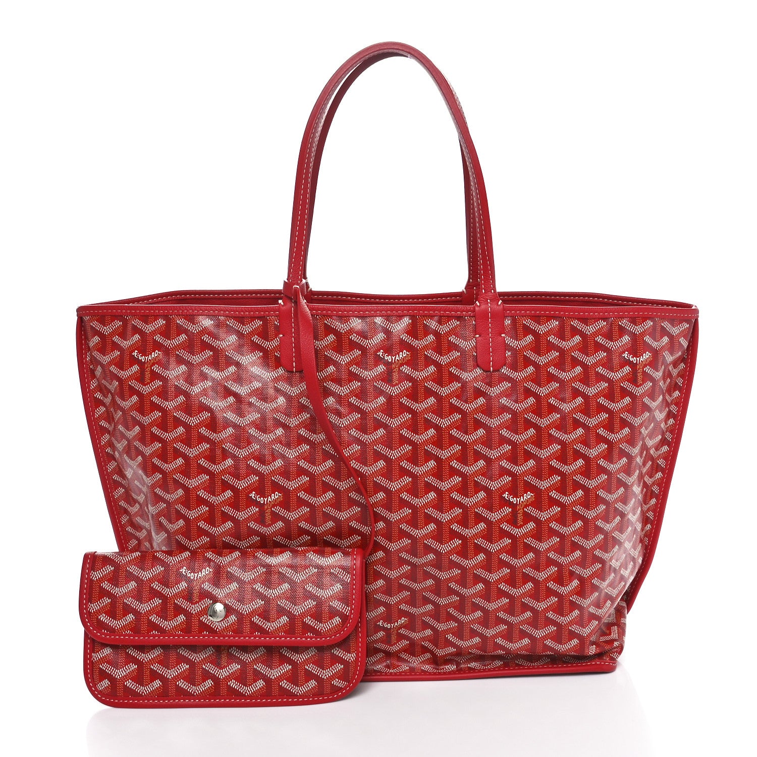 Goyard Goyardine Reversible Anjou PM Red 18 of 30