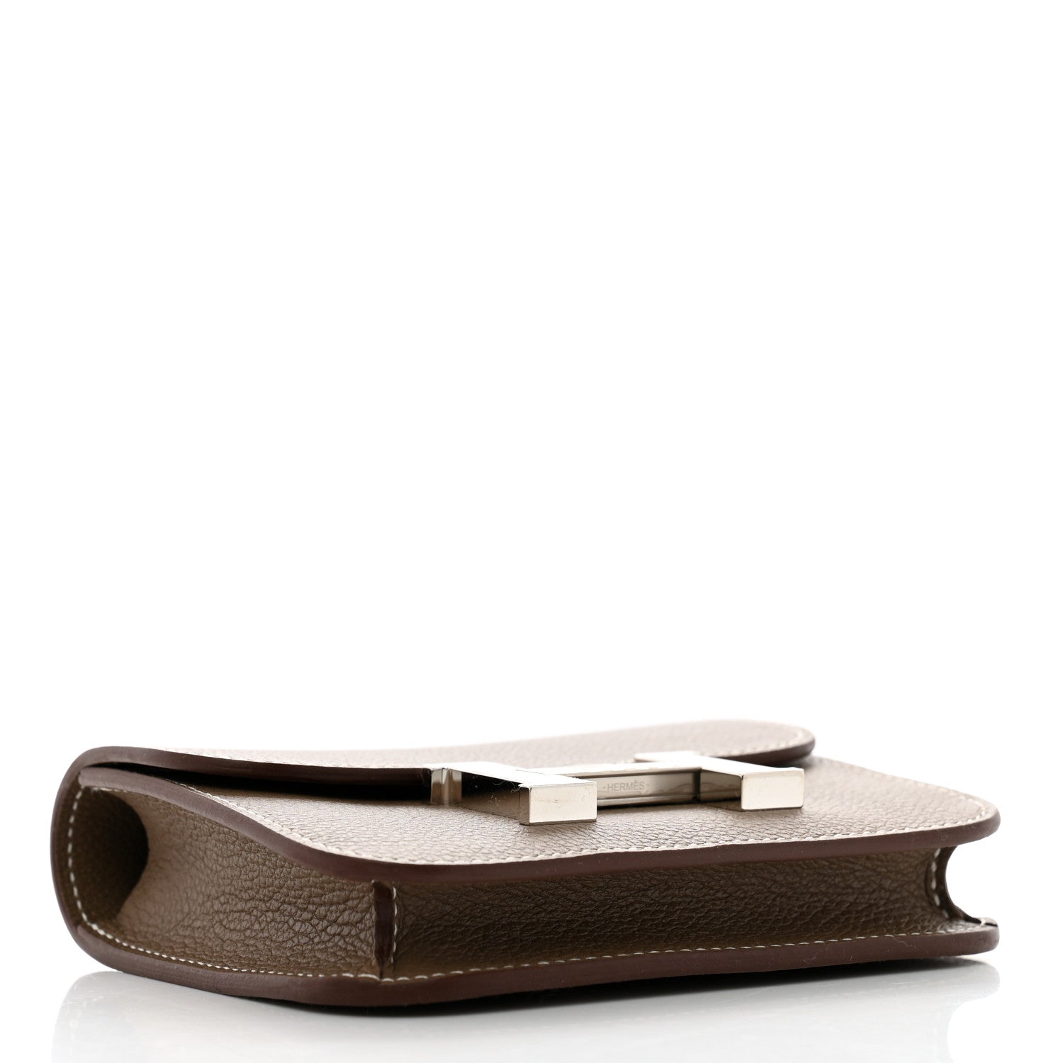 Hermes Evercolor Constance Slim Wallet Etoupe 5 of 10