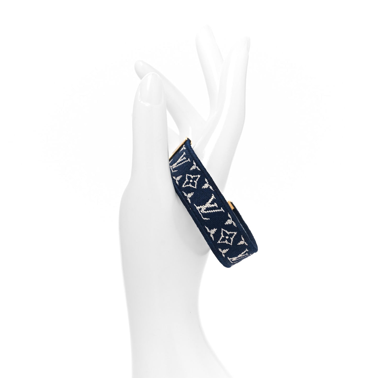Woven LV Buddy Bracelet Bleu Marine