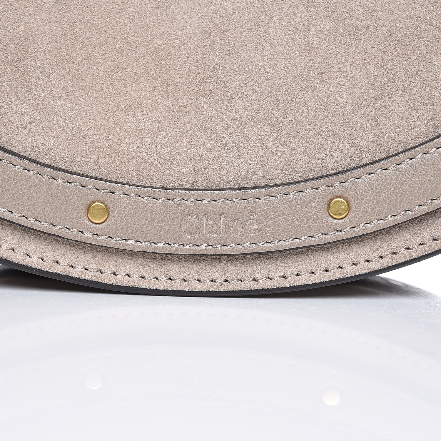 Chloe Calfskin Suede Medium Pixie Bag Motty Grey 10 of 10