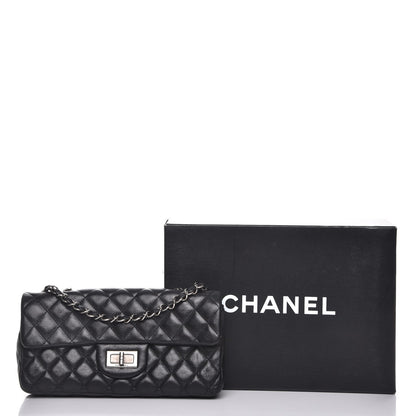 Chanel Calfskin Quilted Hybrid Reissue East West Flap Black 9 of 9