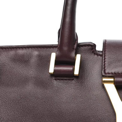 Saint Laurent Calfskin Small Classic Y Cabas Bordeaux 8 of 15